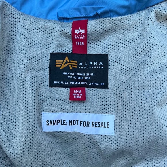 ALPHA INDUSTRIES/NWT Nylon G.I. Utility Jacket in Blue - Picture 7 of 10